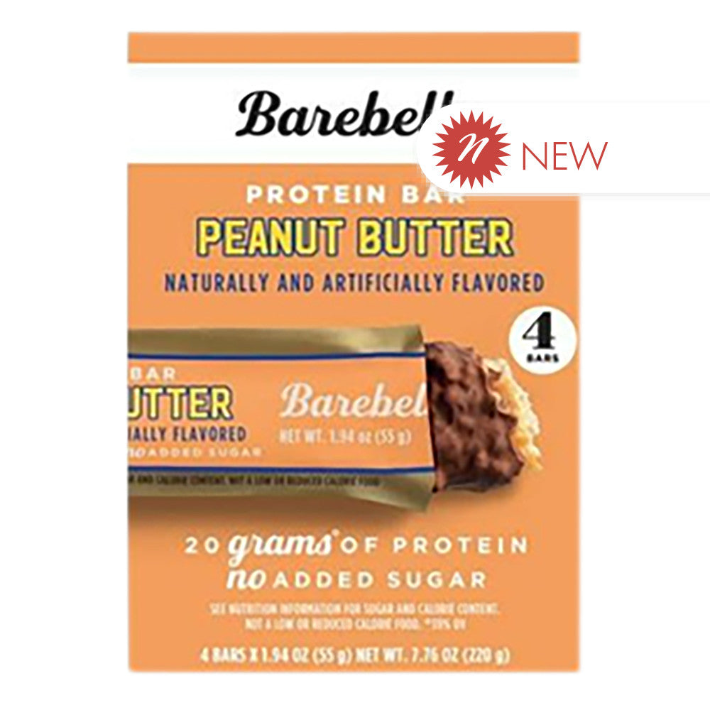 Wholesale Barebells - Peanut Butter Bars(4Ct) - 7.76Oz- Bulk