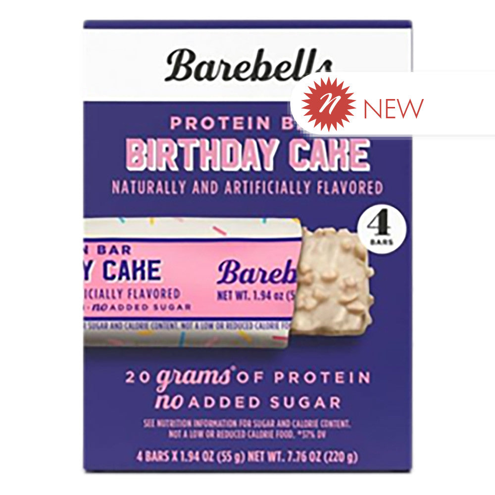 Wholesale Barebells - Birthday Cake Bars(4Ct) - 7.76Oz- Bulk