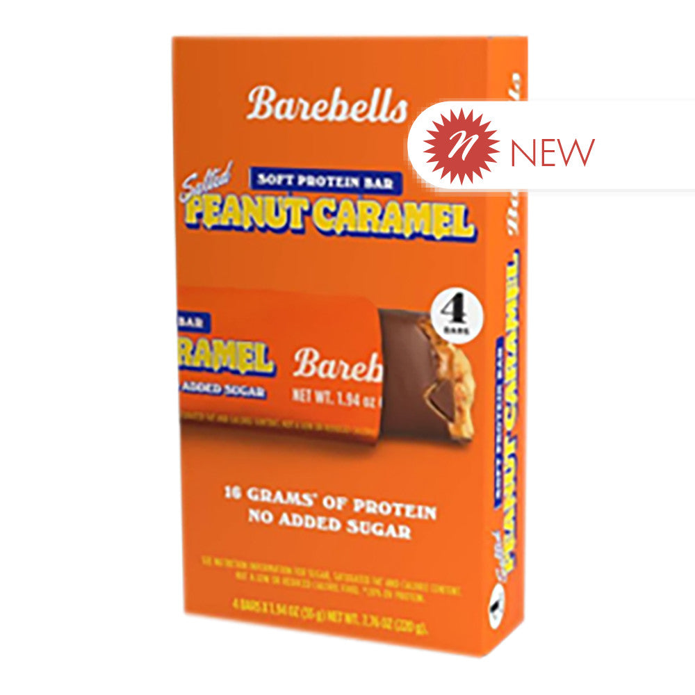 Wholesale Barebells - Salted Peanut Carmelbar(4Ct) - 7.76Oz- Bulk