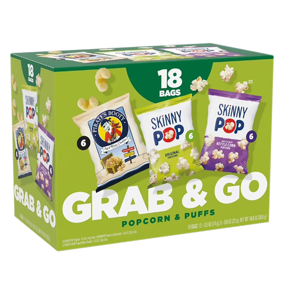 Wholesale Skinnypop&Pirate'S Booty - Multipack(18Ct) - 9Oz- Bulk