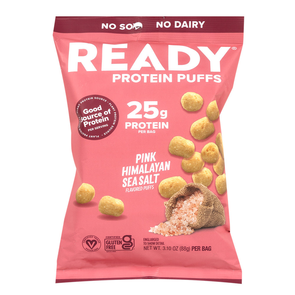 Wholesale Ready Clean - Protein Puffs Pink Himaln Sea Salt - 2.75Oz- Bulk