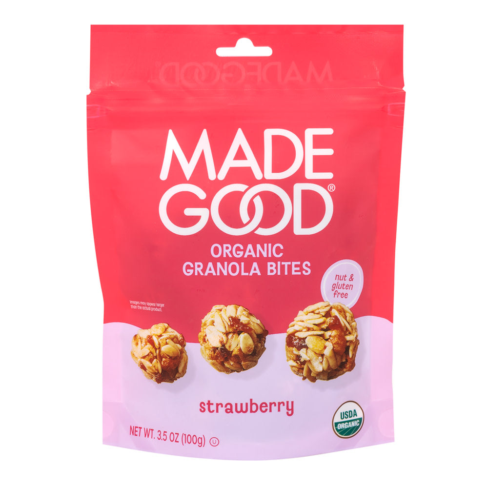 Wholesale Madegood - Granola Bites Pouch - Strawber - 3.5Oz- Bulk