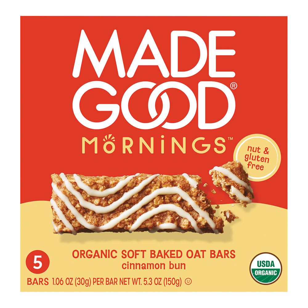 Wholesale Madegood - Soft Baked Oat B Cinnamon Bun(5Ct) - 5.3Oz- Bulk