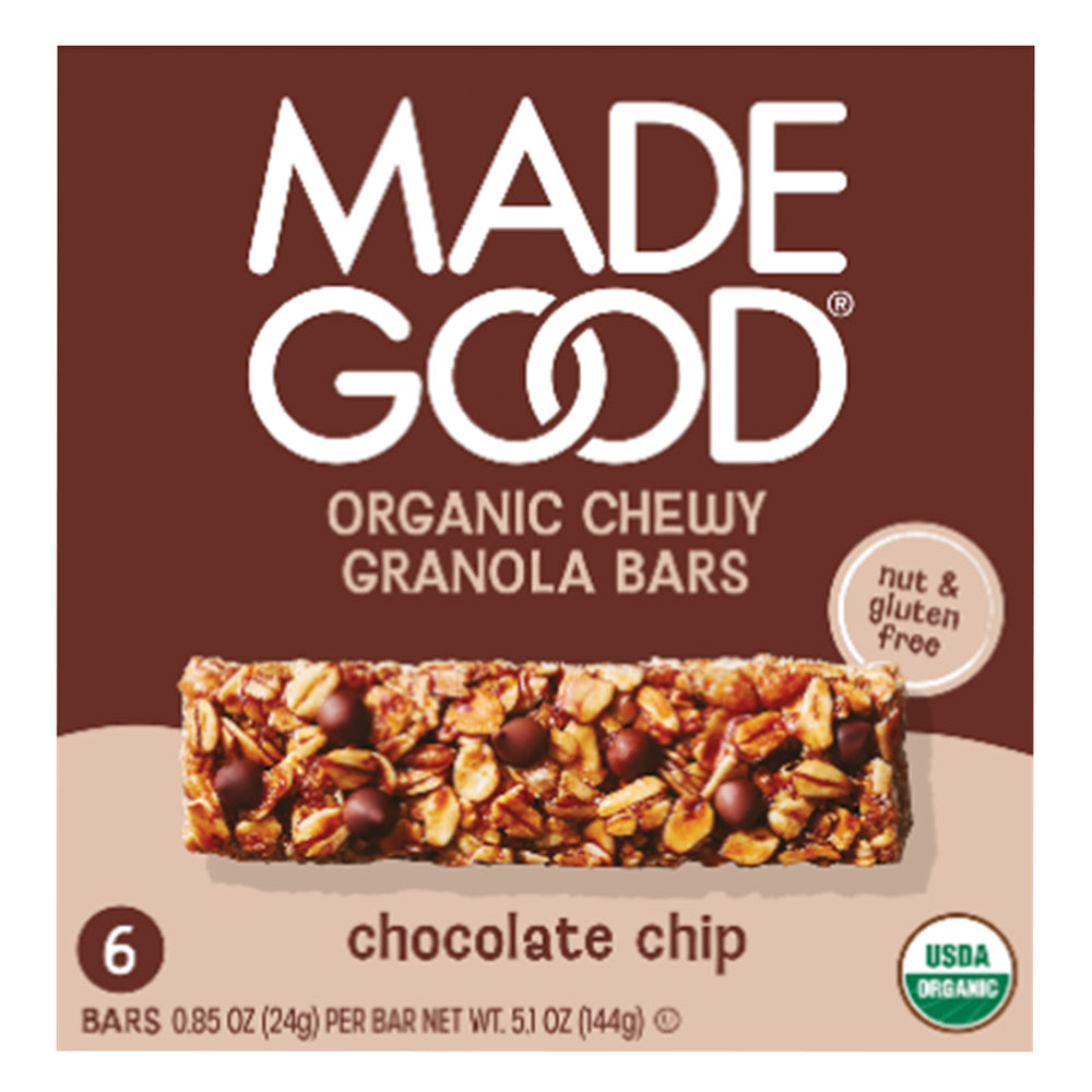 Wholesale Madegood - Granola Bars Chocolate Chip(6Ct) - 5.1Oz- Bulk