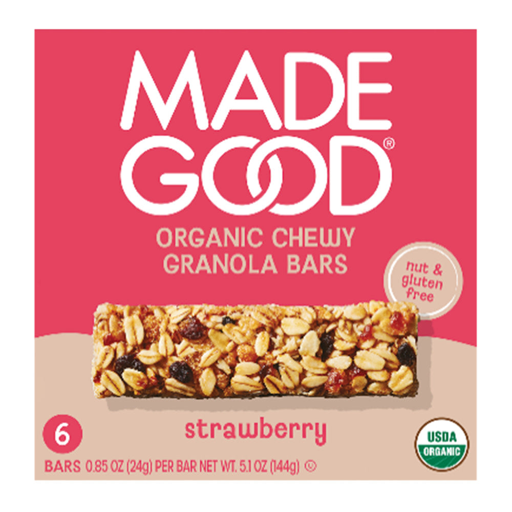 Wholesale Madegood - Granola Bars Strawberry(6Ct) - 5.1Oz- Bulk
