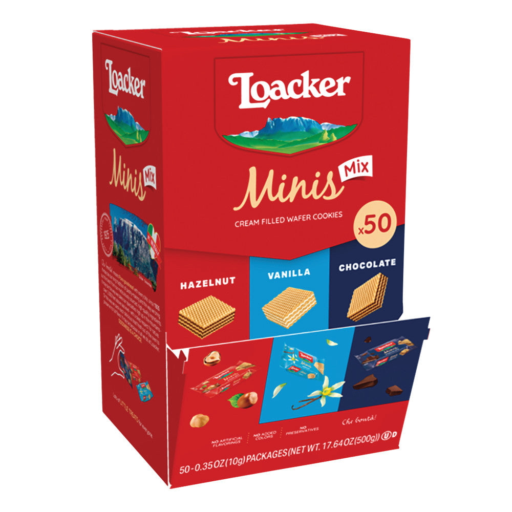 Wholesale Loacker Mini Wafers Mix 0.35 Oz- Bulk