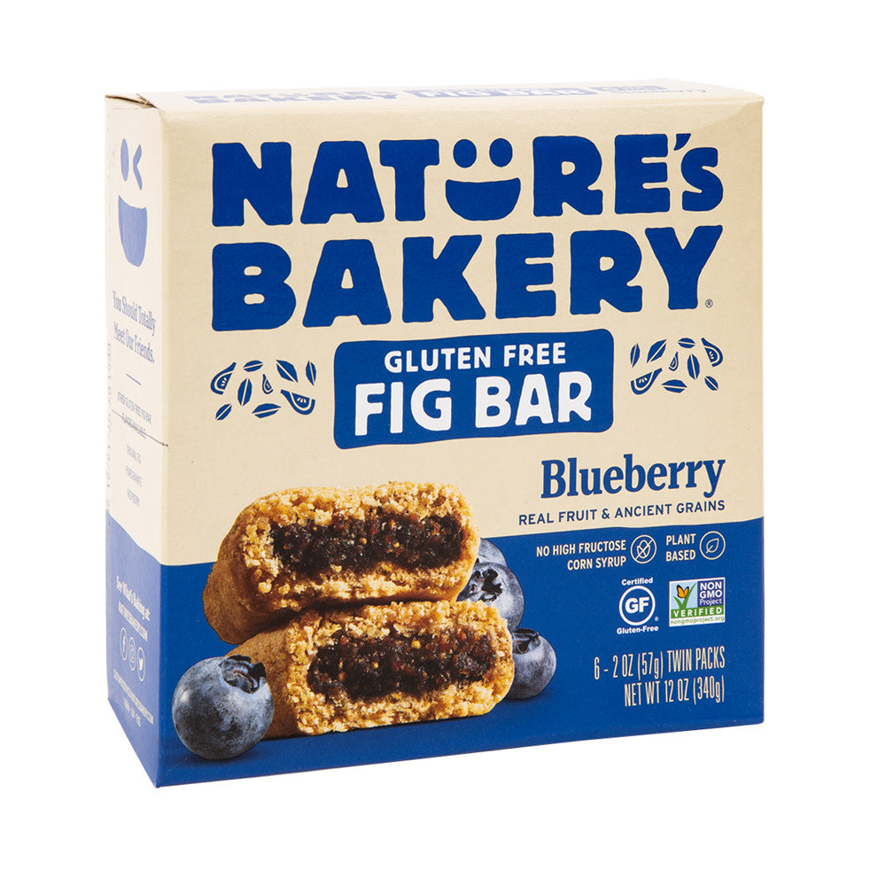 Wholesale Natures Bakery - Gluten Free - Blueberry Fig Bar(6Ct) - 12Oz- Bulk