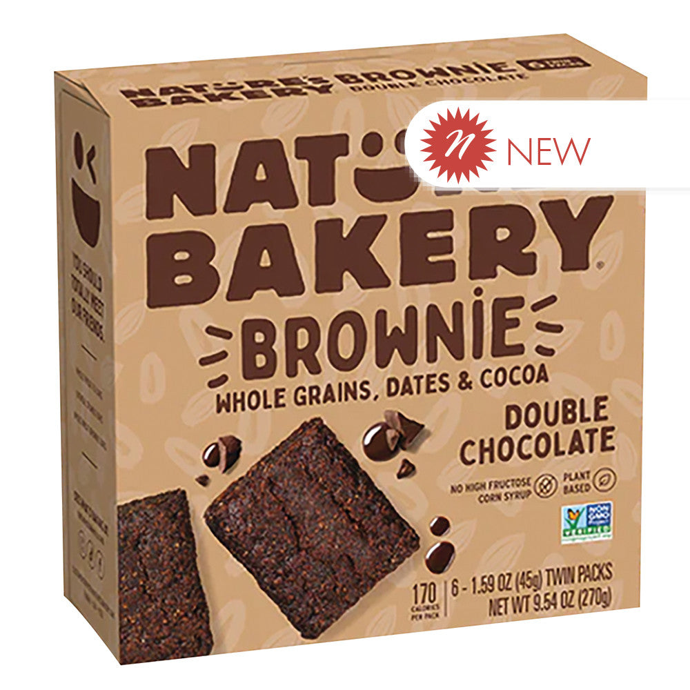 Wholesale Nature'S Bakery Double Chocolate Brownie Bars Box- Bulk