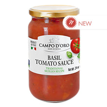 Wholesale Campo D'Oro - Tomoato Basil Sauce - 24Oz- Bulk