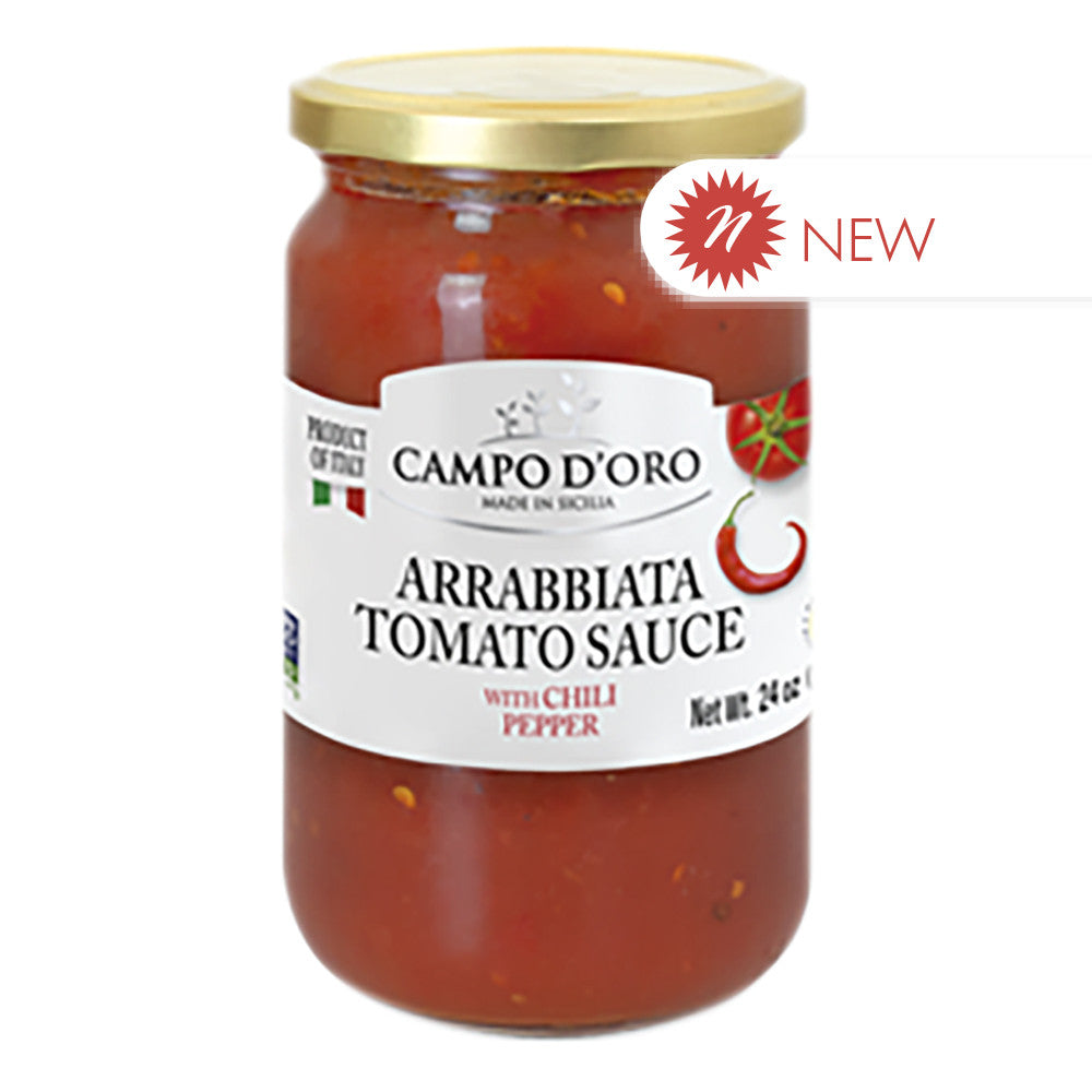 Wholesale Campo D'Oro - Tomato Arrabbiata Sauce - 24Oz- Bulk
