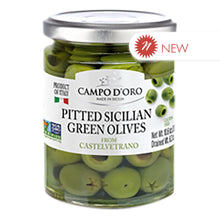 Wholesale Campo D'Oro - Pittedsicilin Green Olives - 10.6Oz- Bulk