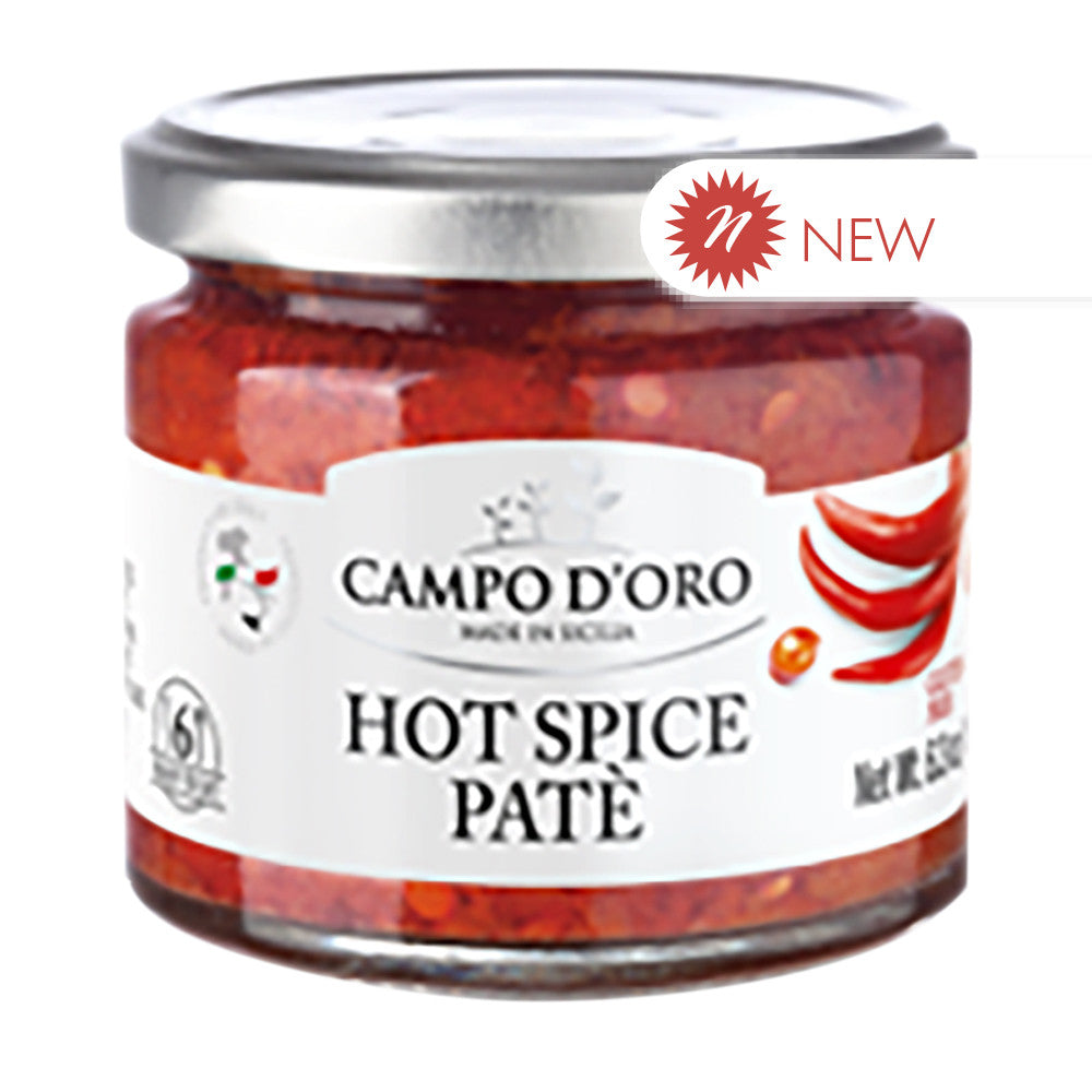 Wholesale Campo D'Oro - Hot Spice Pate - 6.3Oz- Bulk