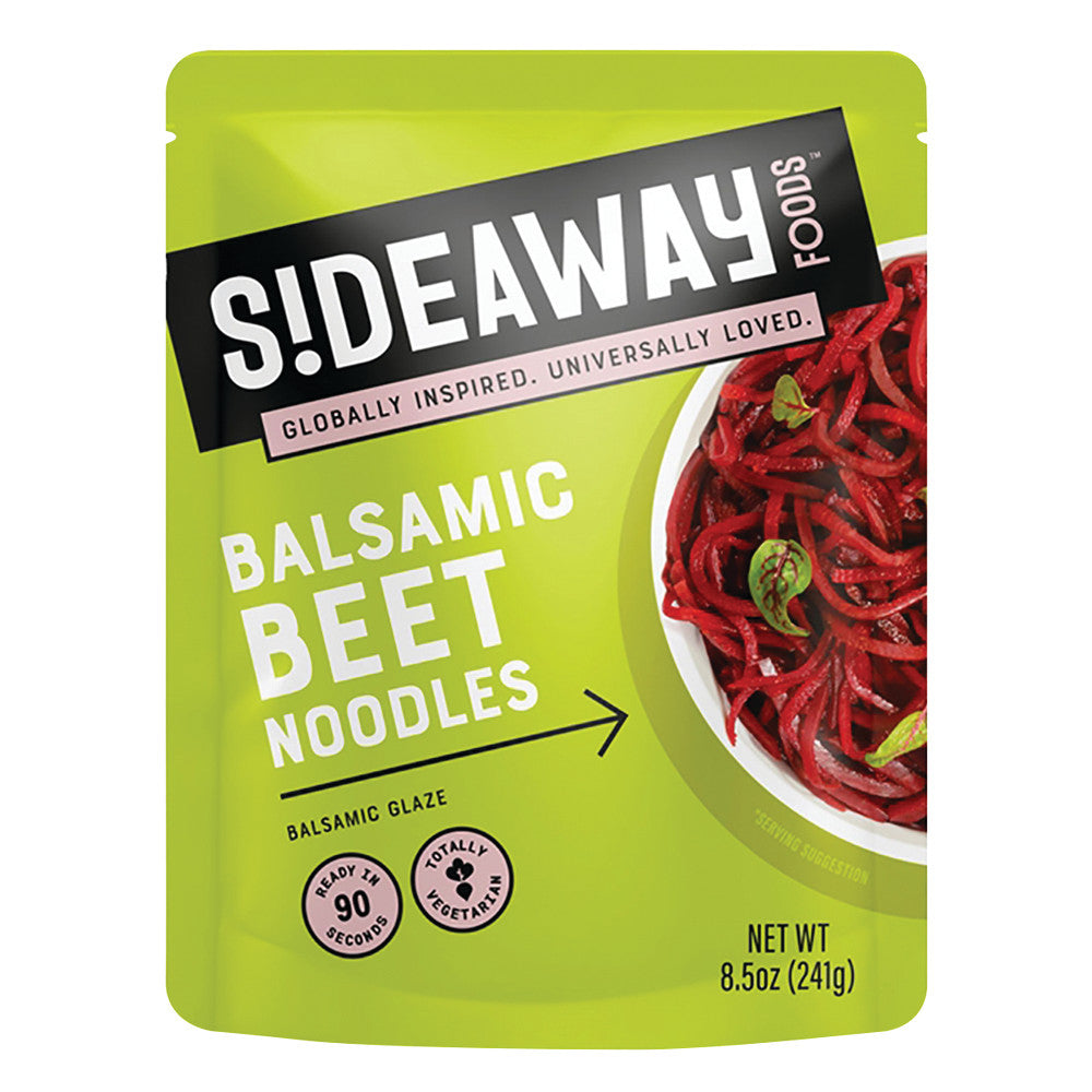 Wholesale Sideaway Foods Balsamic Beet Noodles 8.5 Oz Pouch-6ct Case Bulk