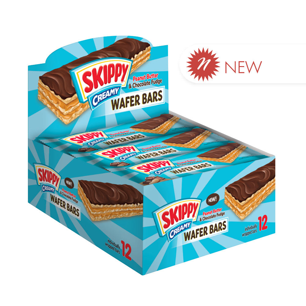 Wholesale Skippy - Wafer Bars - Pbttr &Choc Covered - 1.3Oz- Bulk