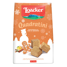 Wholesale Loacker Quadratini Gingerbread 8.82 Oz Bag- Bulk