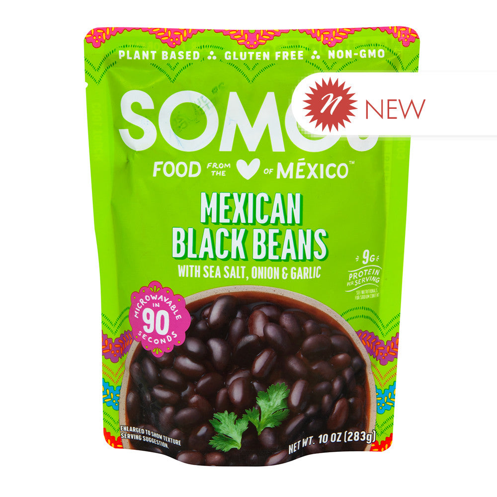 Wholesale Somos Mexican Black Beans 10 Oz Pouch- Bulk