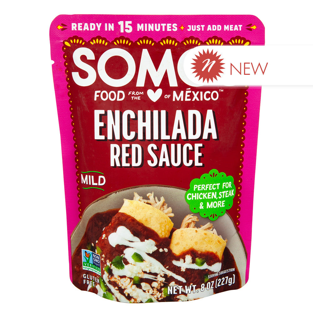 Wholesale Somos Red Enchilada Sauce 8 Oz Pouch- Bulk