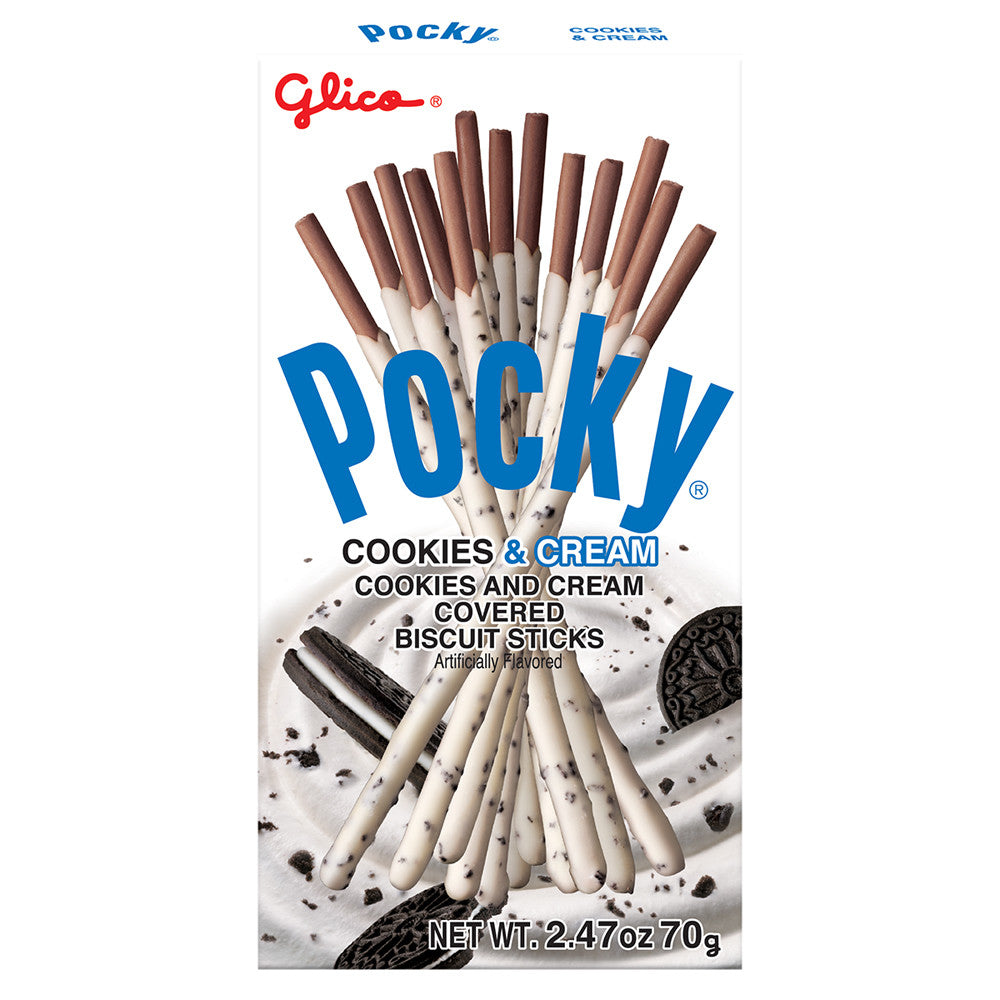 Wholesale Pocky Cookies 'N Cream Cookie Sticks 2.47 Oz- Bulk