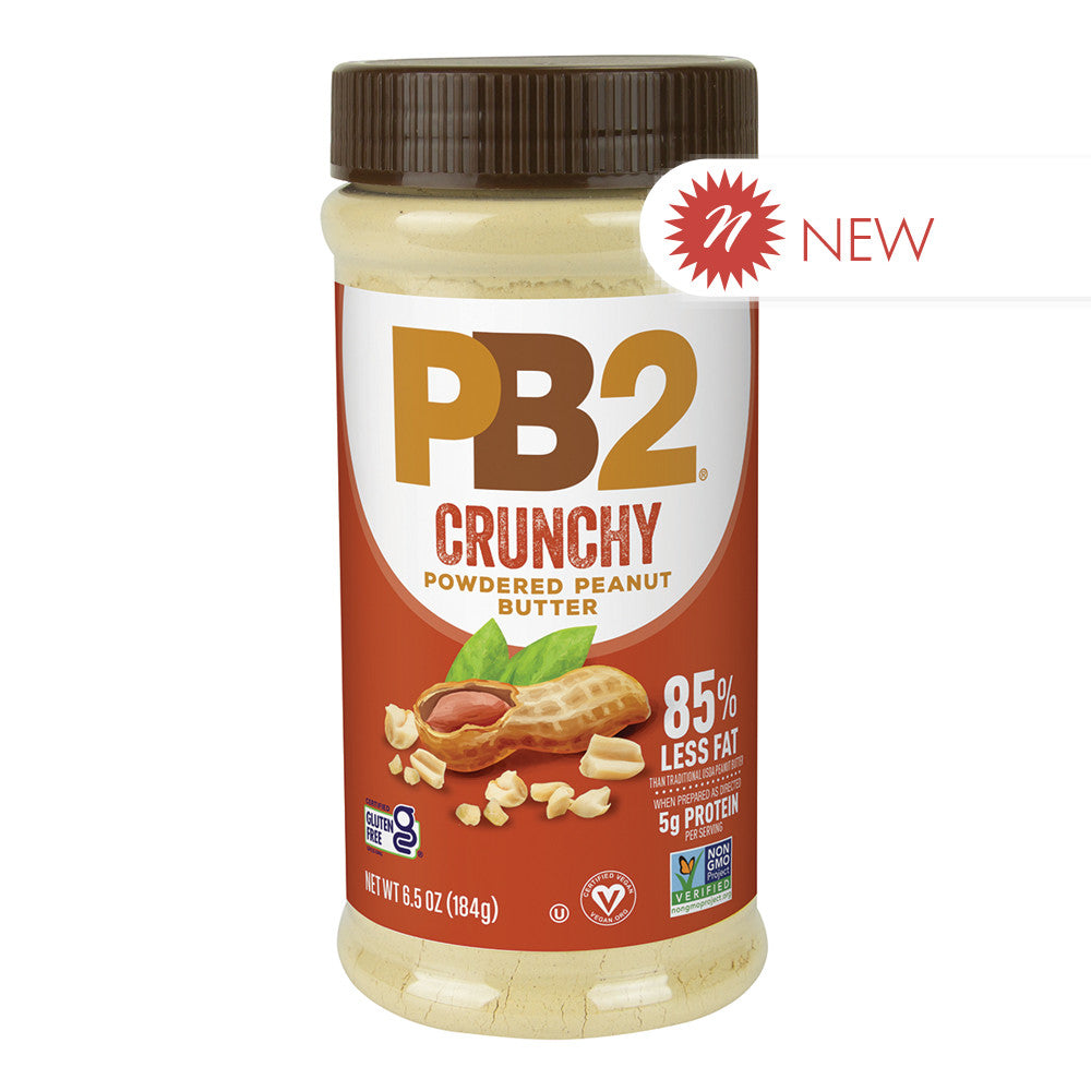 Pb2 Crunchy Powdered Peanut Butter 6.5 Oz Jar – BoxNCase