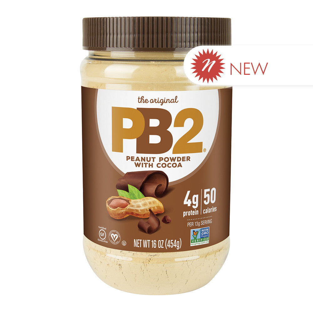 Wholesale Pb2 Cocoa Powdered Peanut Butter 16 Oz Jar-6ct Case Bulk