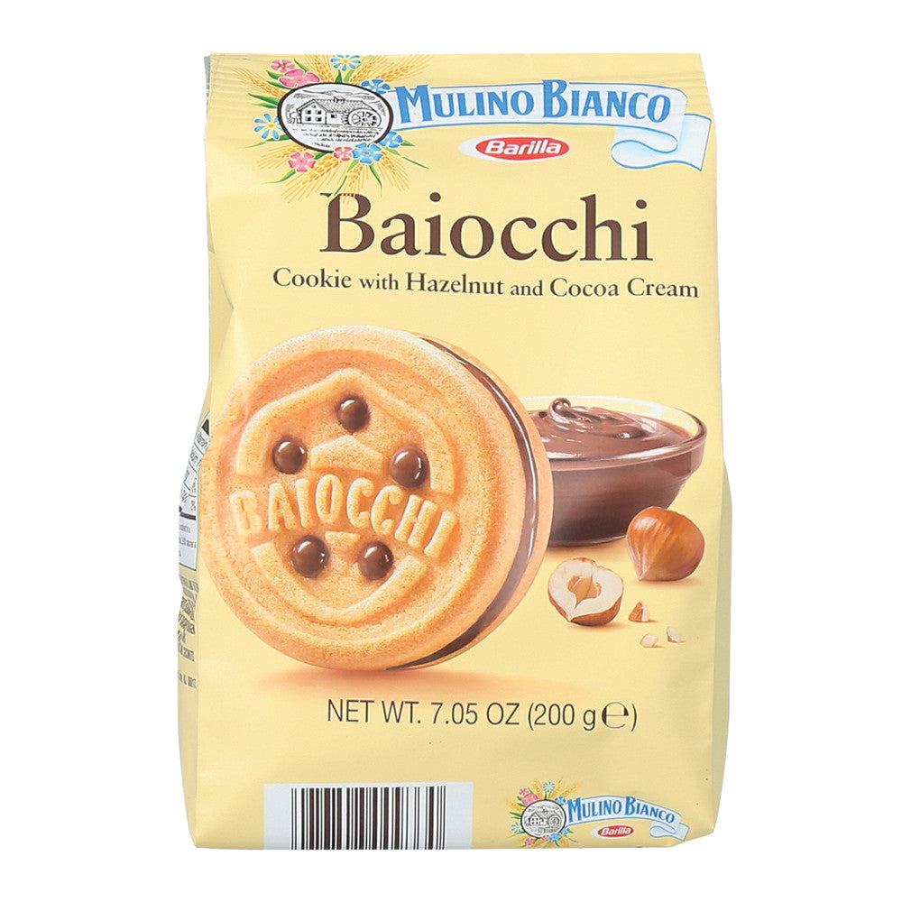 Wholesale Mulino Bianco Baiocchi Cookie 7.05 Oz Pouch-10ct Case Bulk