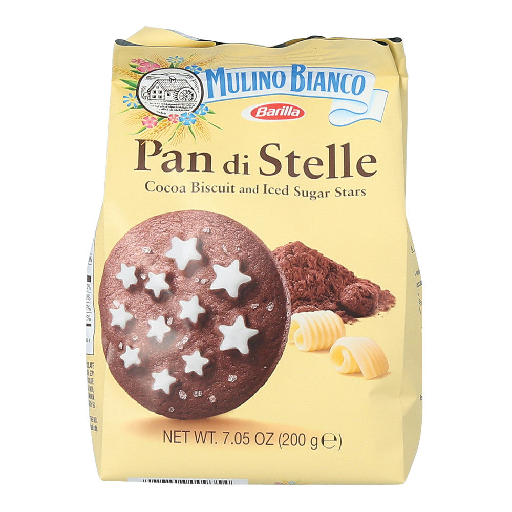 Wholesale Mulino Bianco Pan Di Stelle Cookie 7.05 Oz Pouch-10ct Case Bulk