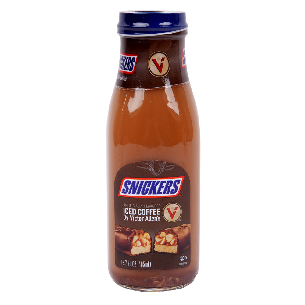 Wholesale Victor Allen’S Iced Coffee Snickers 13.7 Oz Bottle-12ct Case Bulk