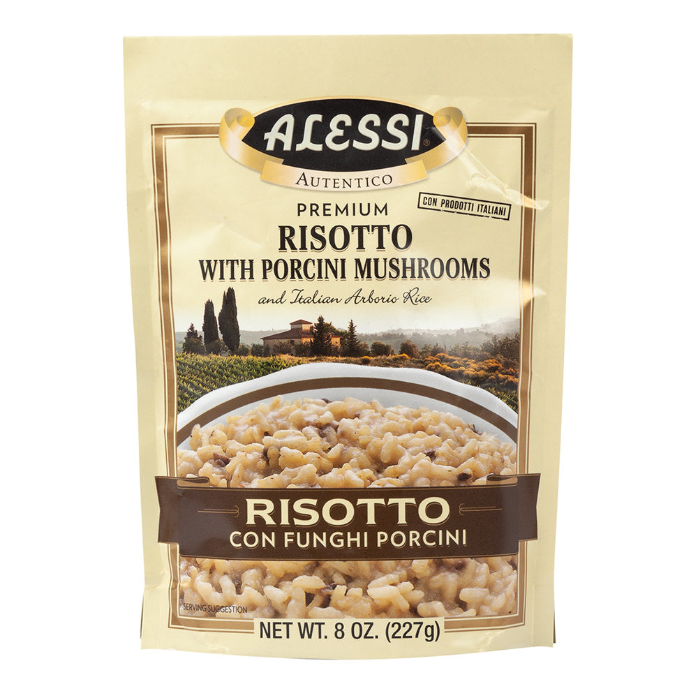 Wholesale Alessi Risotto With Porcini Mushrooms 8 Oz-6ct Case Bulk