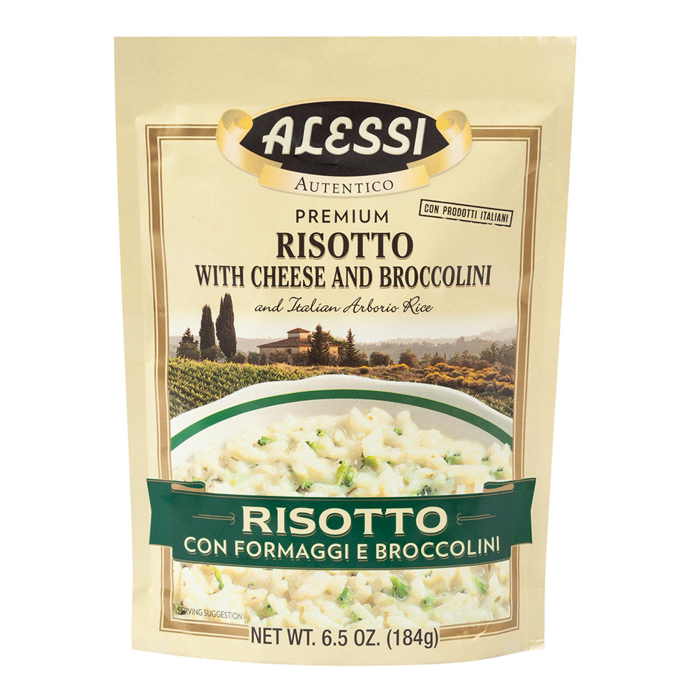 Alessi Risotto With Cheese & Broccolini 6.5 Oz Pouch