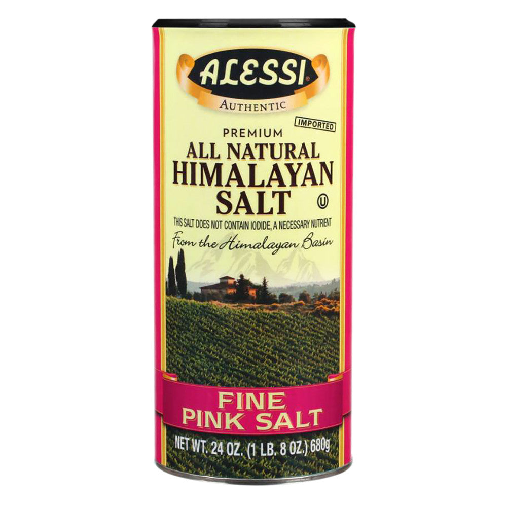 Wholesale Alessi Fine Himalayan Pink Salt 24 Oz Shaker-6ct Case Bulk