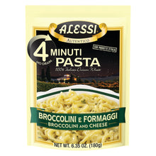 Wholesale Alessi Broccolini & Cheese 4 Minute Pasta 6.35 Oz Pouch- Bulk