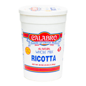 Calabro Fresh Ricotta Cheese Tub 5.5lb