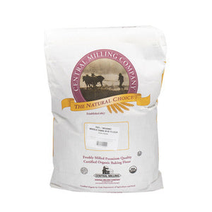 Wholesale Central Milling Organic Whole Dark Rye Flour 50lb-1ct Case Bulk