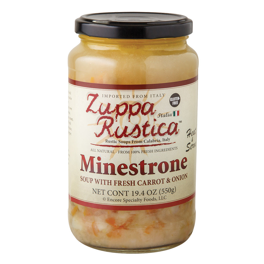 Wholesale Zuppa Rustica Minestrone Soup 19.4 Oz Jar-6ct Case Bulk