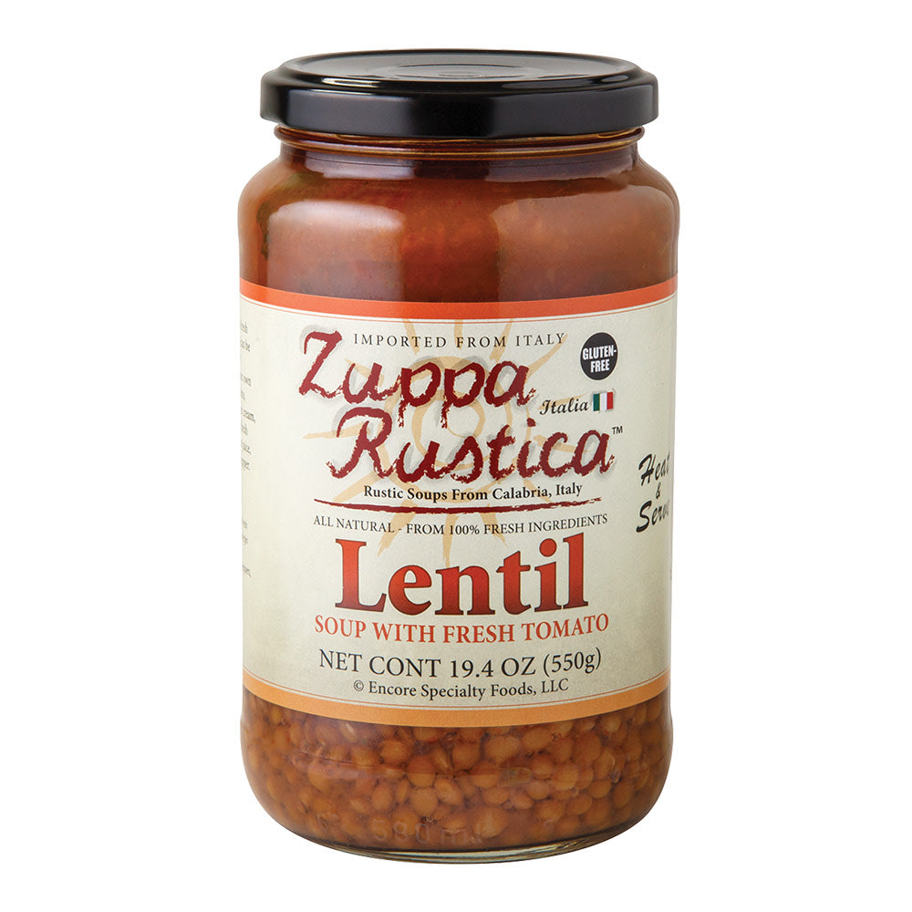 Wholesale Zuppa Rustica Lentil Soup 19.4 Oz Jar-6ct Case Bulk