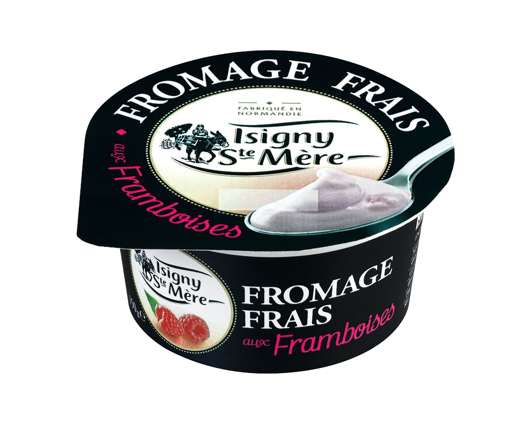Isigny Sainte Mère Fromage Frais Raspberry 5.3oz 6ct