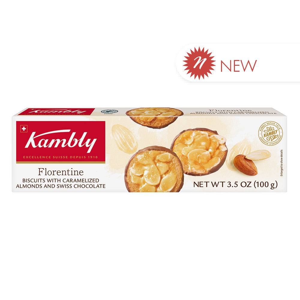 Wholesale Kambly Swiss Biscuits - Florentine 3.5Oz-12ct Case Bulk