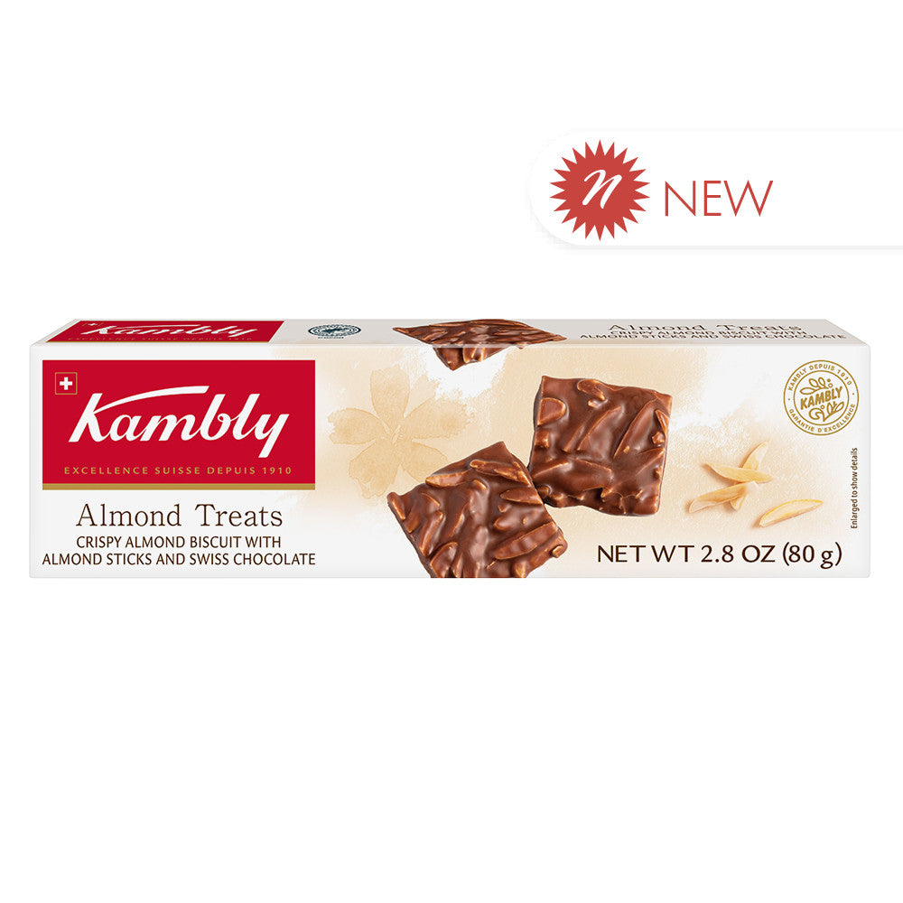 Wholesale Kambly Swiss Biscuits - Almond Treats 2.8Oz- Bulk