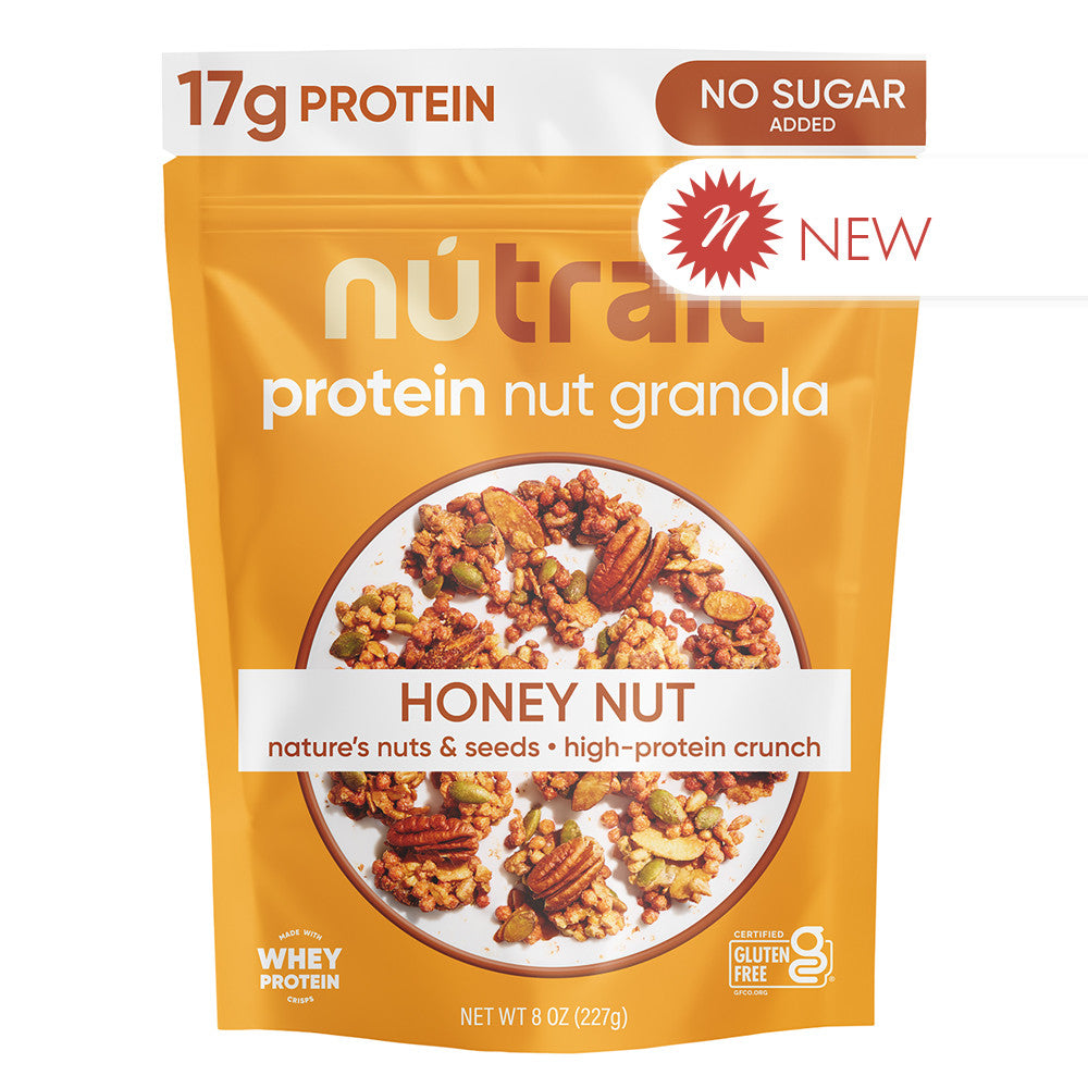 Wholesale Nutrail - Honey Nut Protein Granola - 8Oz- Bulk