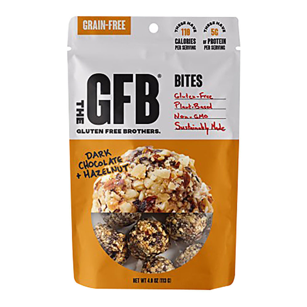 Wholesale The Gfb Dark Chocolate Hazelnut Bites 4 Oz Pouch-6ct Case Bulk