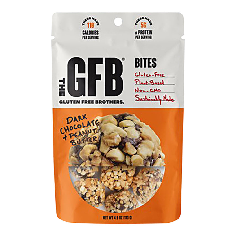 Wholesale The Gfb Dark Chocolate Peanut Butter Bites 4 Oz Peg Bag-6ct Case Bulk