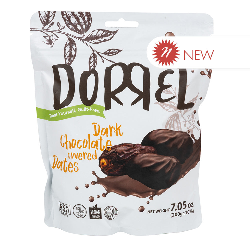 Wholesale Dorrel - Chocolate Covered Dates - 7.05Oz- Bulk