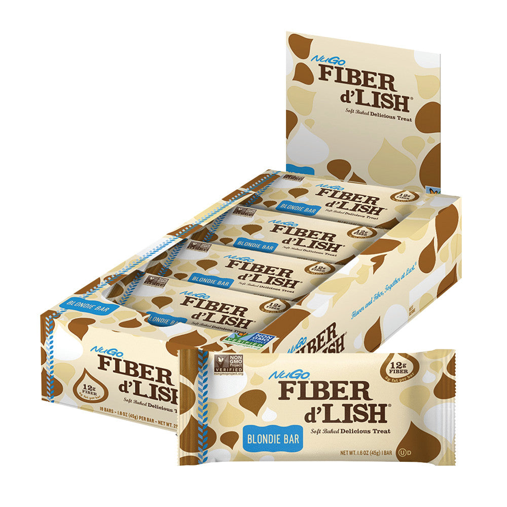 Wholesale Nugo Fiber D'Lish Blondie Bars 1.6 Oz- Bulk