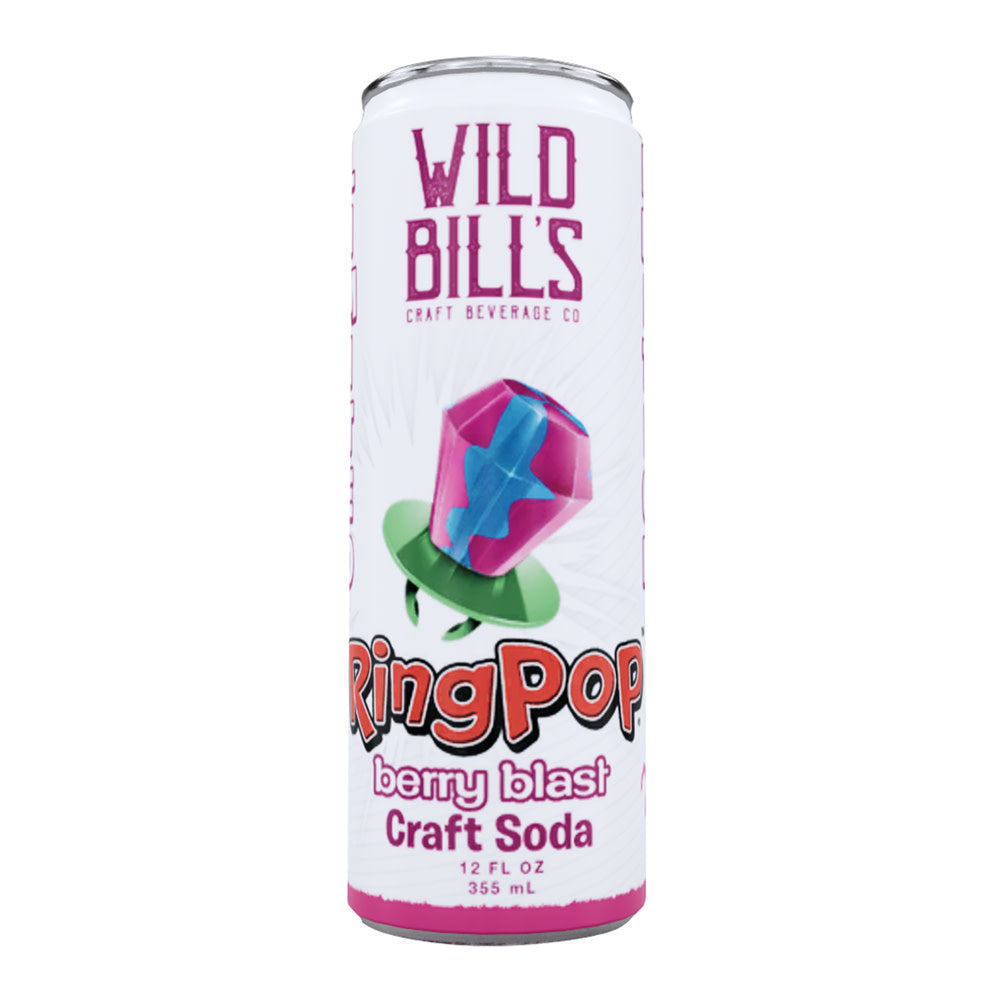 Wholesale Wild Bill'S Soda Berry Blast Ring Pop 12 Oz Can- Bulk