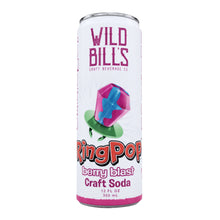 Wholesale Wild Bill'S Soda Berry Blast Ring Pop 12 Oz Can- Bulk