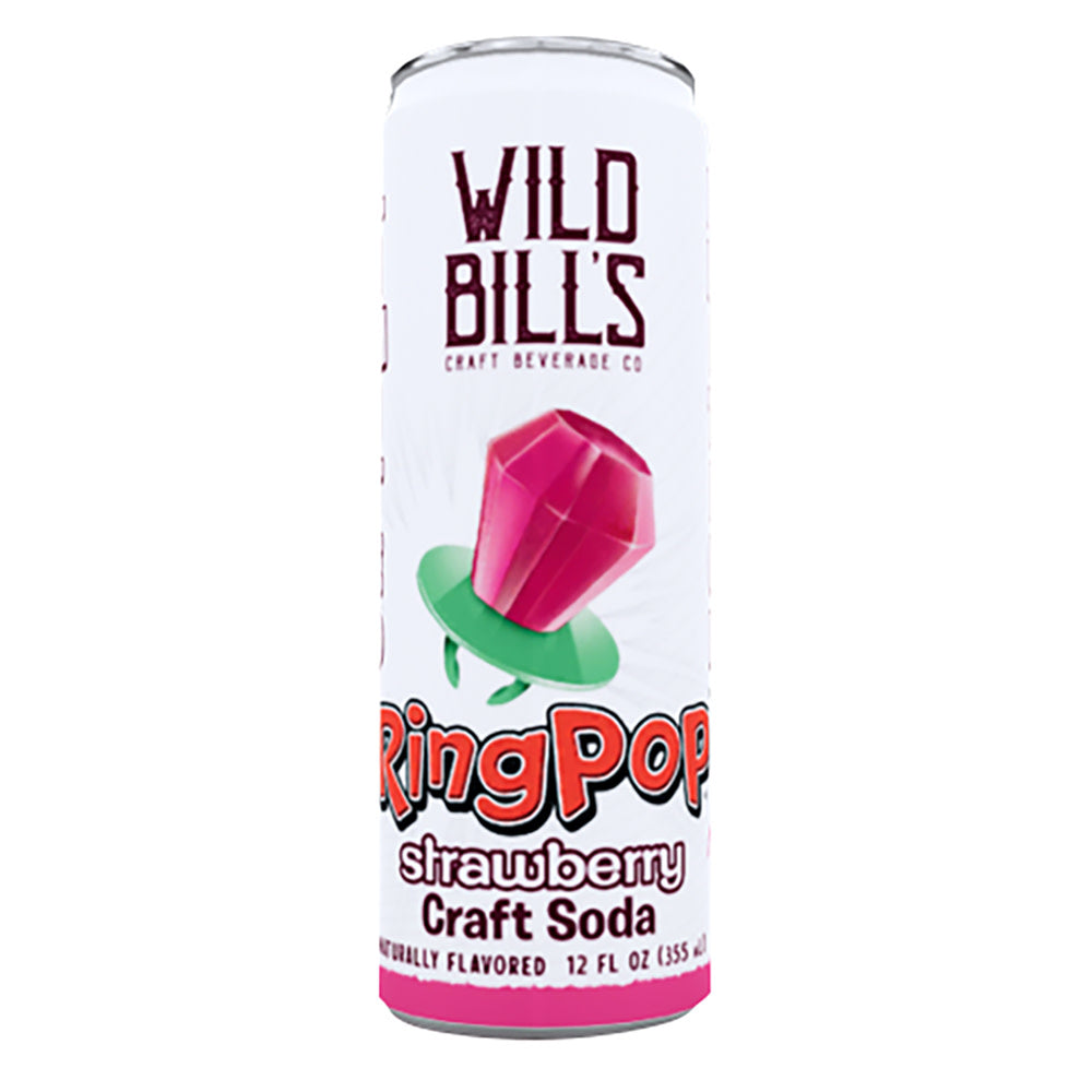 Wholesale Wild Bill'S - Soda - Strawberry Ring Pop - 12Oz-12ct Case Bulk