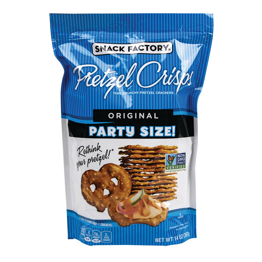 Wholesale Pretzel Crisp Original 14 Oz Pouch- Bulk