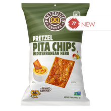 Wholesale Pretzelized - Pretzel Pita Chips Meditern - 7Oz- Bulk