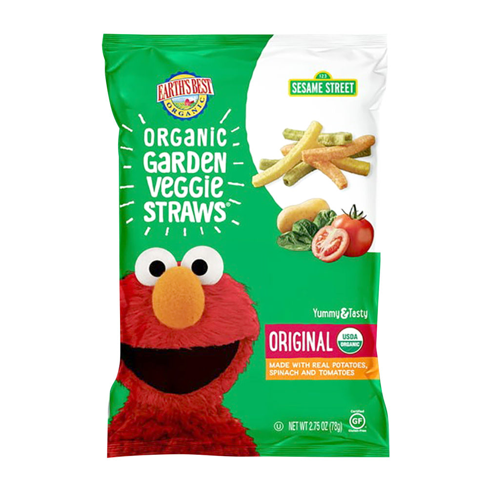 Wholesale Earth'S Best - Org Garden Veggie Straws - 2.75Oz- Bulk