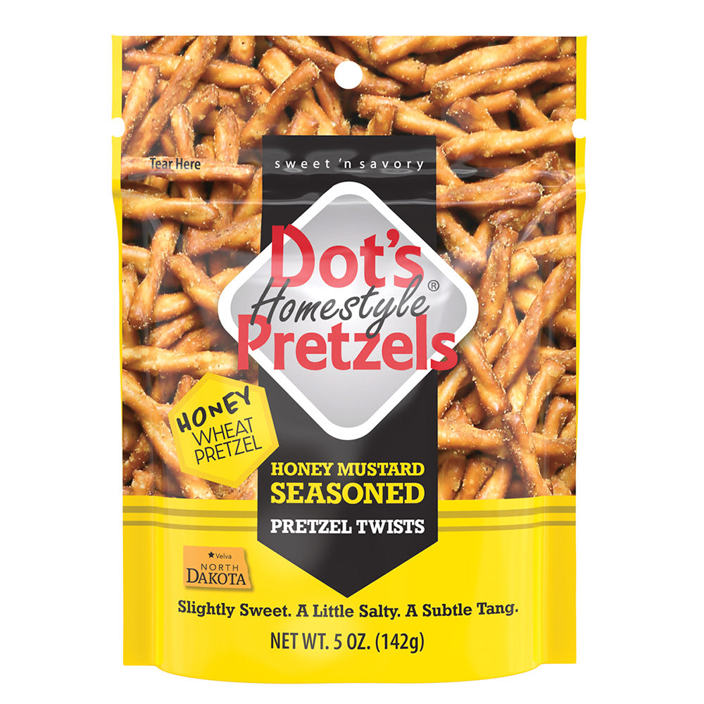 Wholesale Dot'S Honey Mustard Pretzels 5 Oz Pouch-10ct Case Bulk